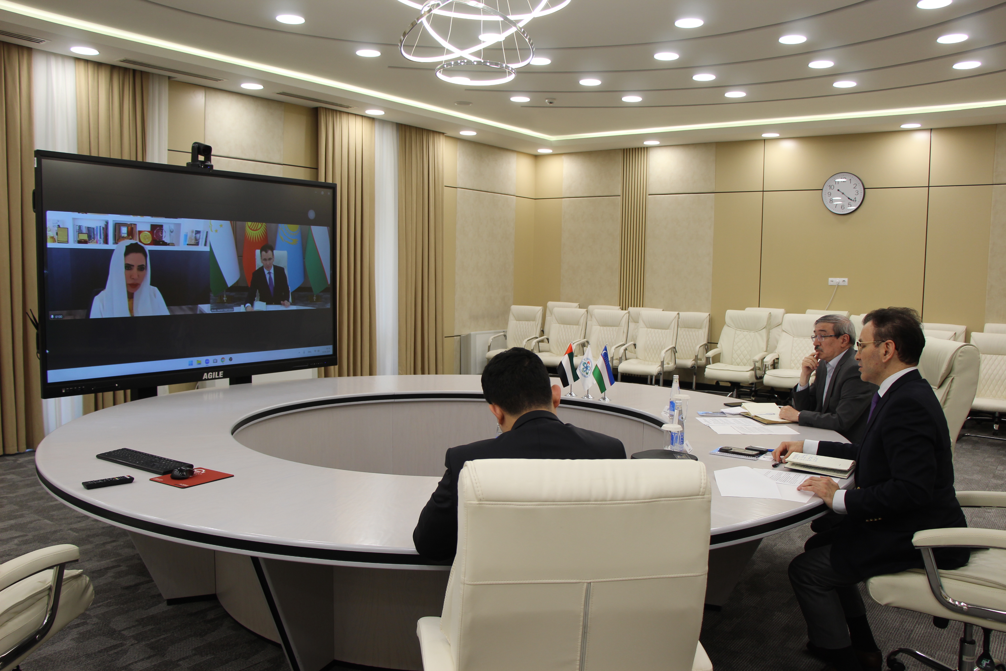 Директор МИЦА провел встречу с президентом эмиратского аналитического центра