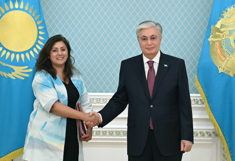 Президент Казахстана принял государственного министра Великобритании Нусрат Гани