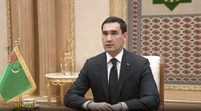 Глава Туркменистана обратился с приветствием к финалистам телевизионного песенного конкурса Ýaňlan, Diýarym!