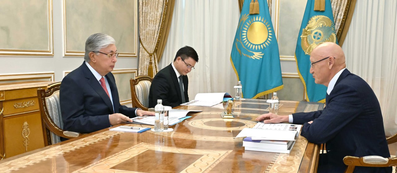 Глава государства принял председателя фонда «Қазақстан халқына» Болата Жамишева