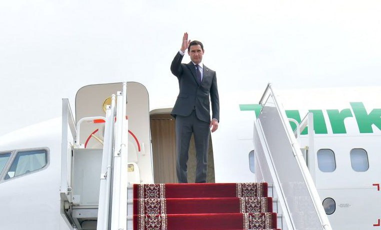 Президент Туркменистана отбыл в Нью-Йорк для участия в заседании Генассамблеи ООН