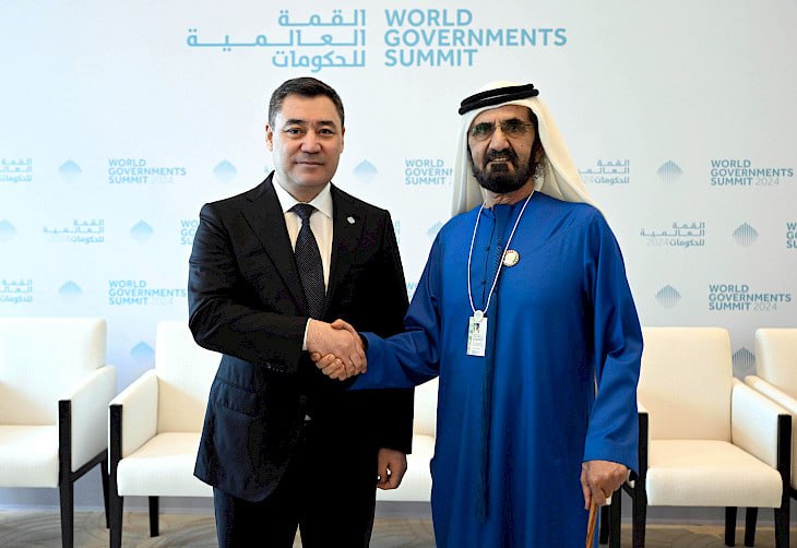 Президент С.Жапаров встретился с Вице-президентом, Премьер-министром ОАЭ, Правителем Дубая Мухаммадом бин Рашид Аль Мактумом