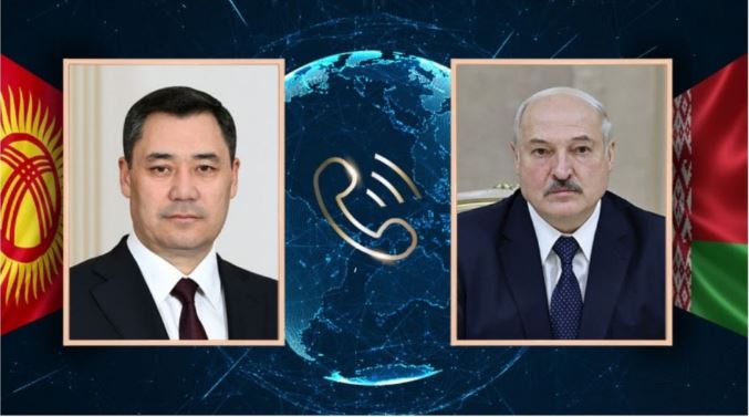 S.Japarov va A.Lukashenko o‘rtasida telefon orqali muloqot bo‘lib o‘tdi