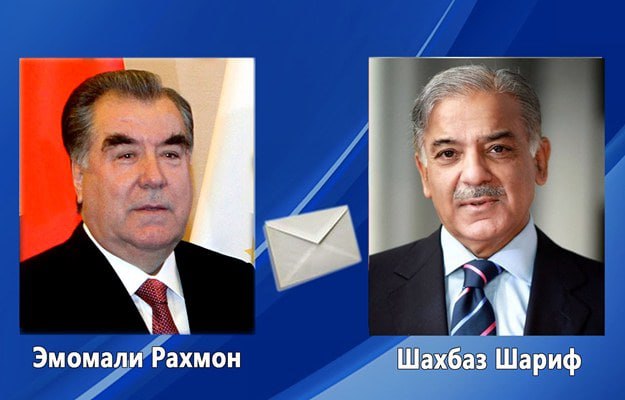 Э. Рахмон направил поздравительную телеграмму Премьер-министру Пакистана Ш. Шарифу