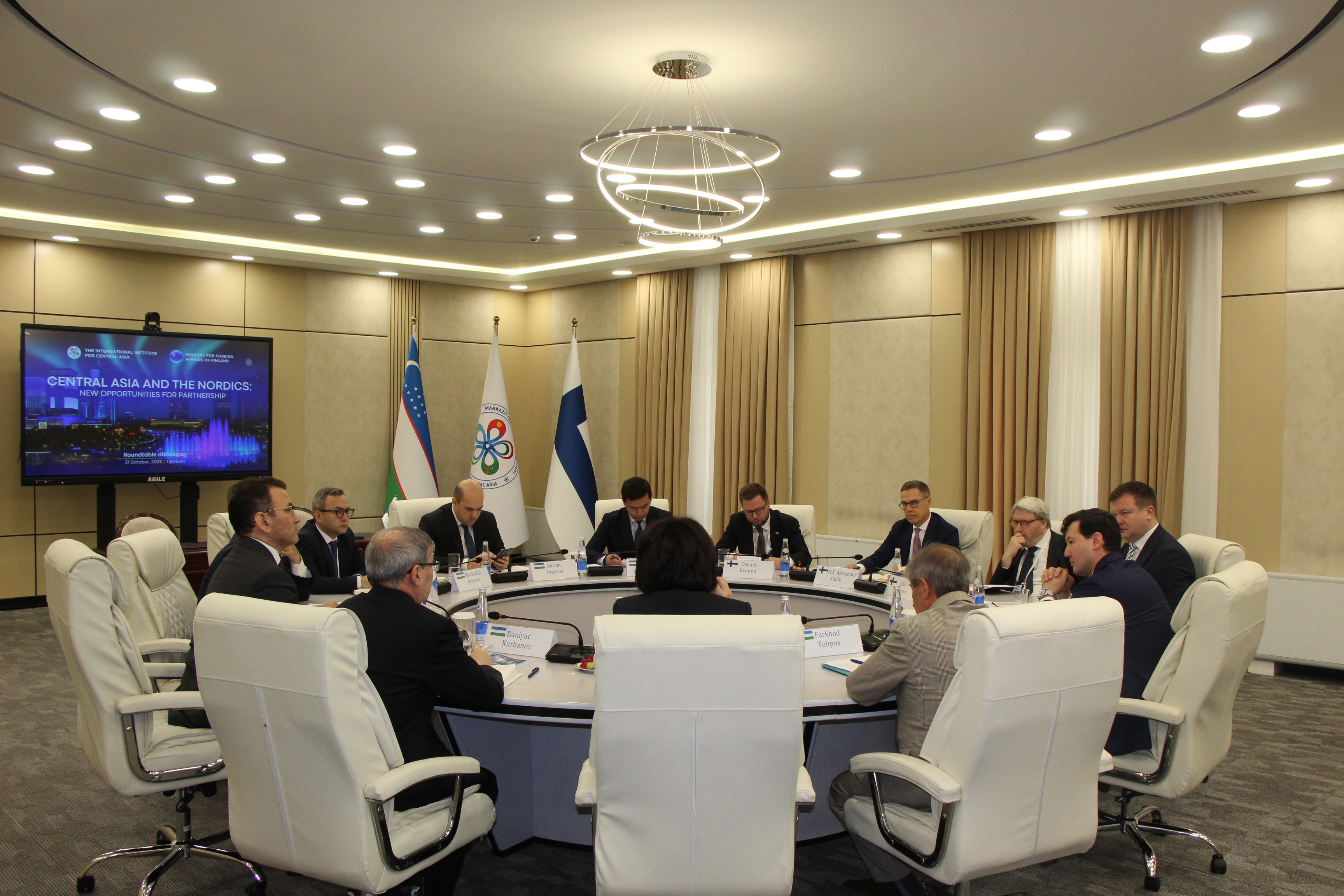 В МИЦА прошел «круглый стол» с участием Президента Финляндии Александра Стубба