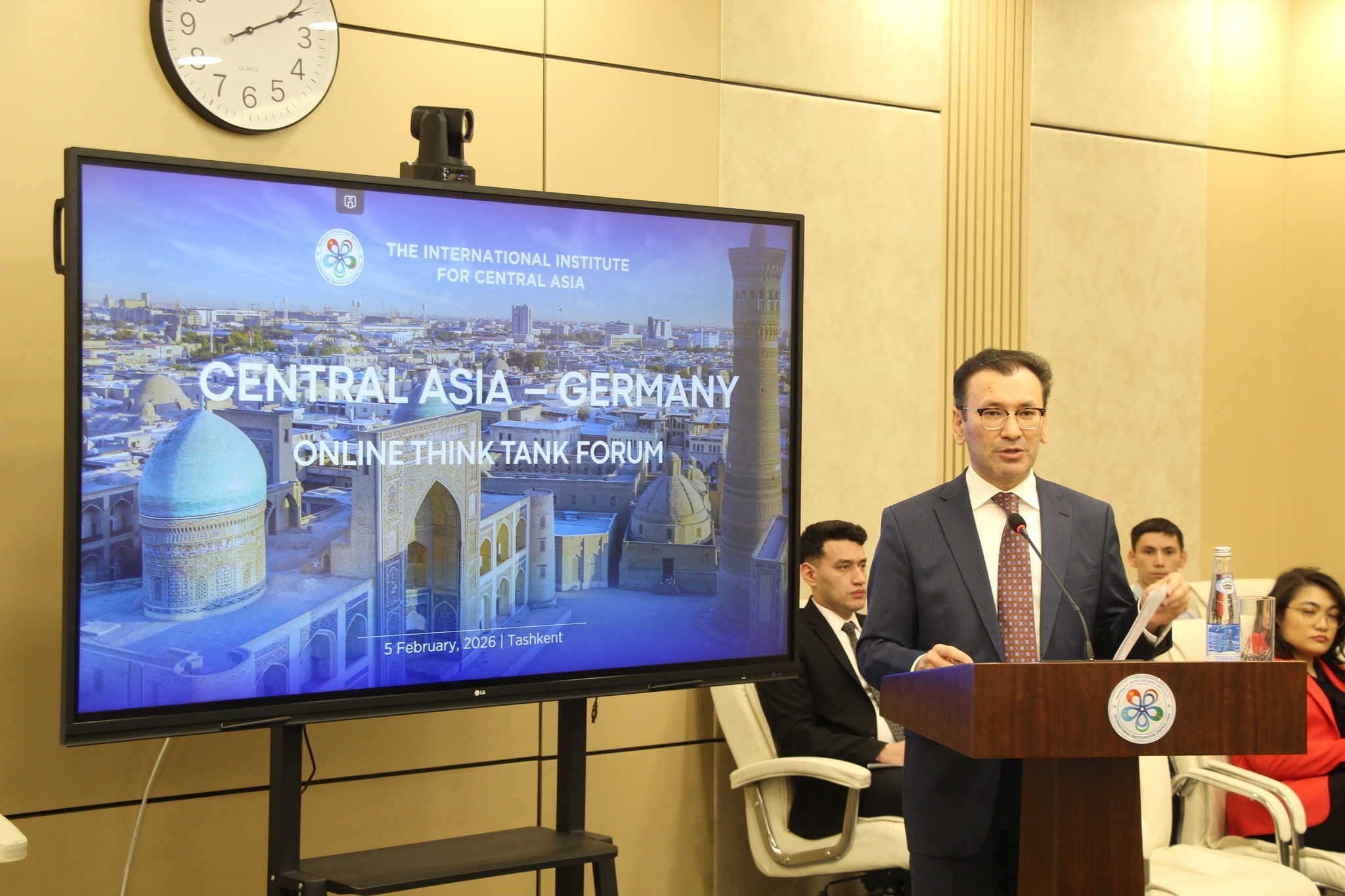 выступления директора Международного института Центральной Азии (МИЦА) Ж.А. Вахабова  на онлайн-форуме аналитических центров  «Центральная Азия – Германия»