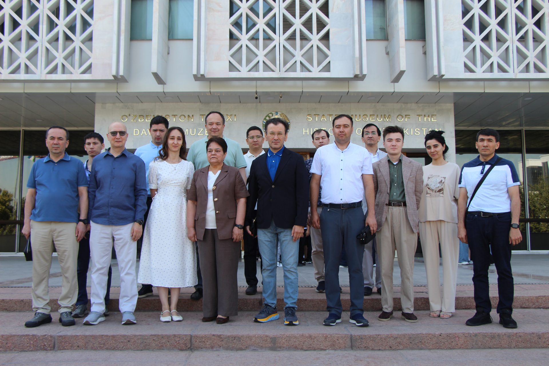 The IICA Team Visits the State Museum of History of Uzbekistan