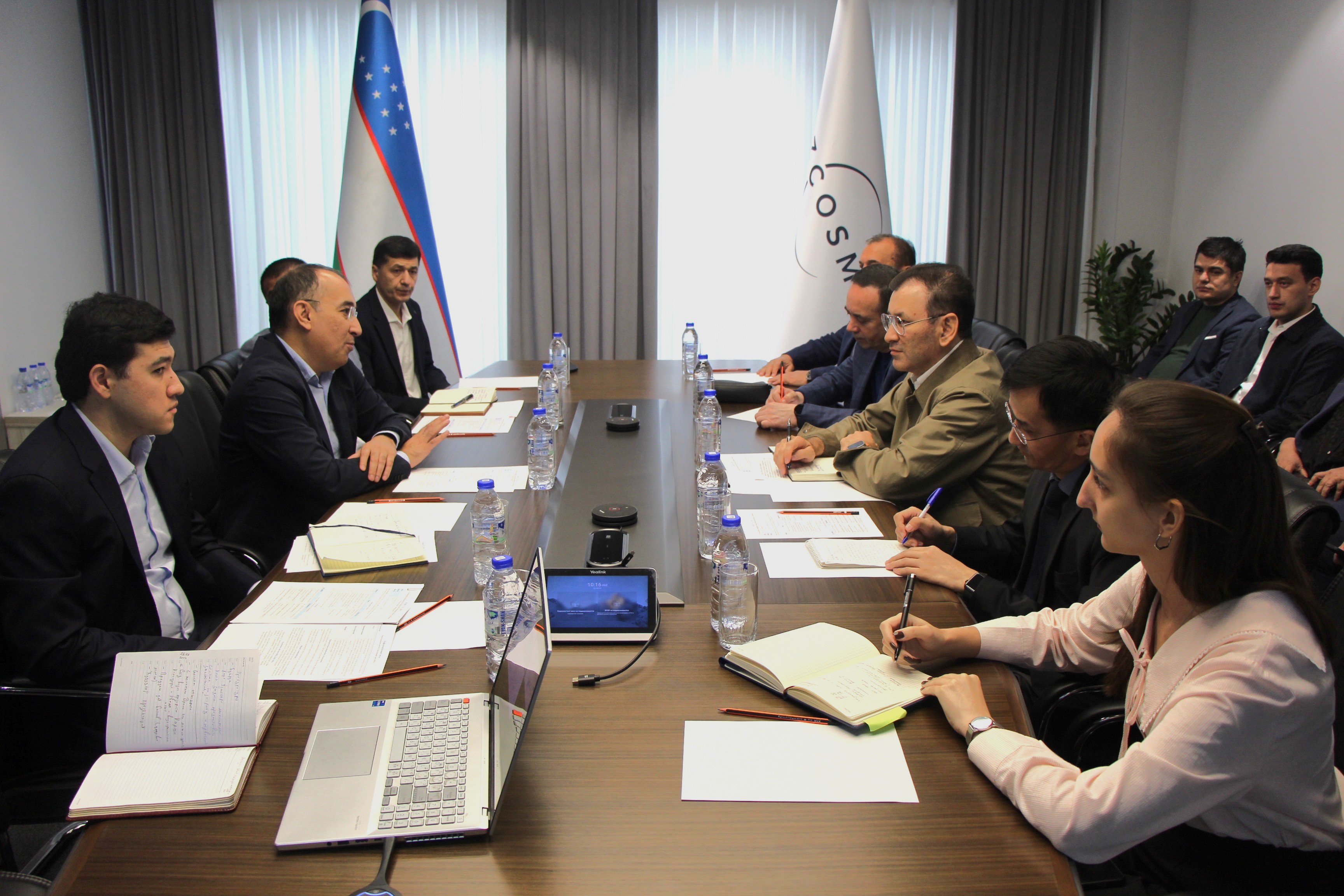 IICA researchers visit Uzbekcosmos